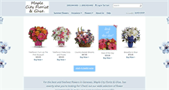 Desktop Screenshot of maplecityflorist.com