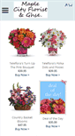 Mobile Screenshot of maplecityflorist.com